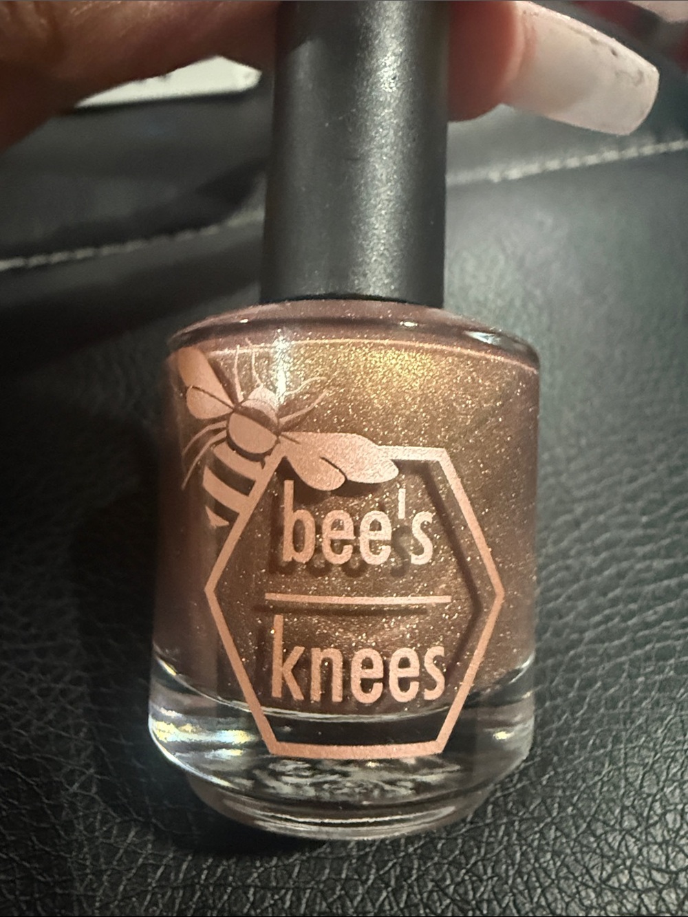 Bee’s Knee’s Quiet Strength magnetic Nail Polish -